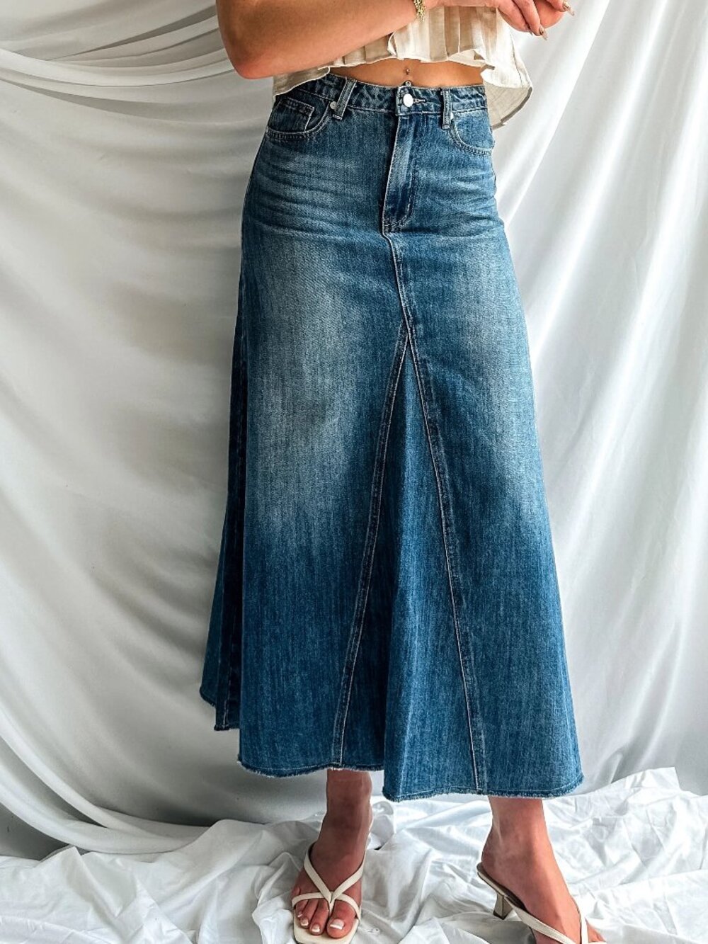 Kiera Denim Skirt